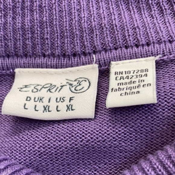 Beautiful lavender cowl neck sweater - Picture 2 of 6